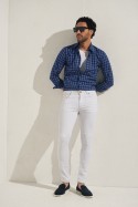 Camisa Bardot Cuadros