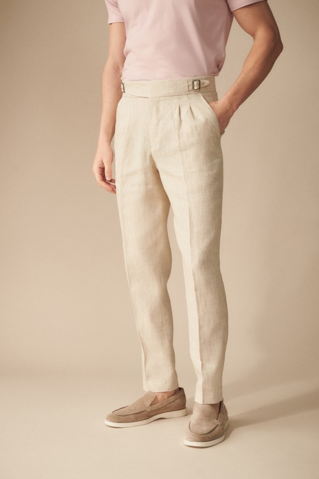 Pantalon Gurkha Pegli Lino