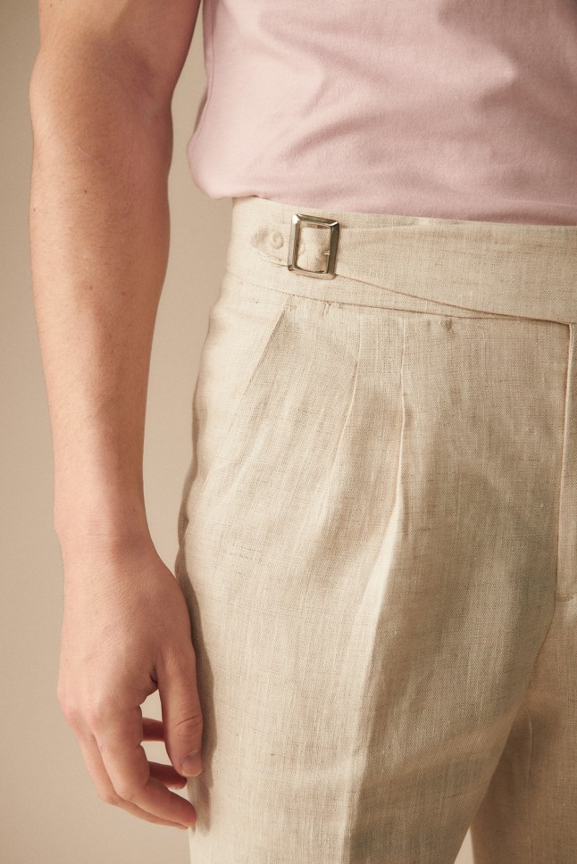 Pantalon Gurkha Pegli Lino