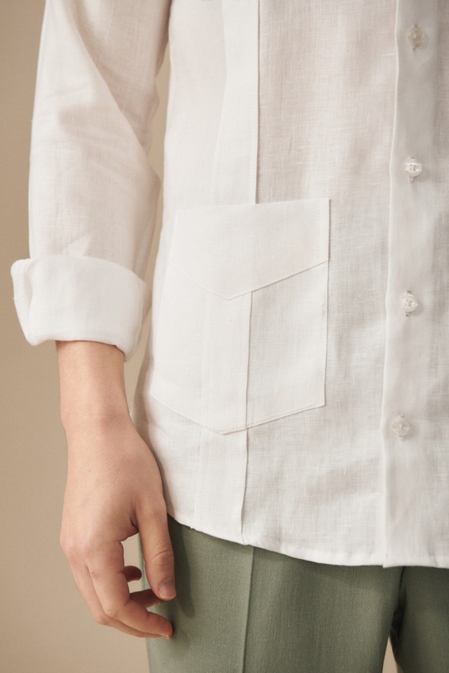 Camisa Guayabera Vega Lino