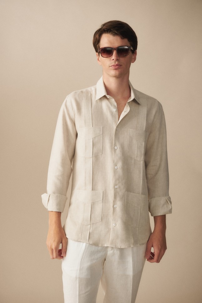 Camisa Guayabera Vega Lino