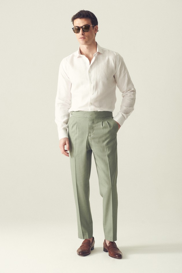 Pantalon Gurkha Vietri Lino