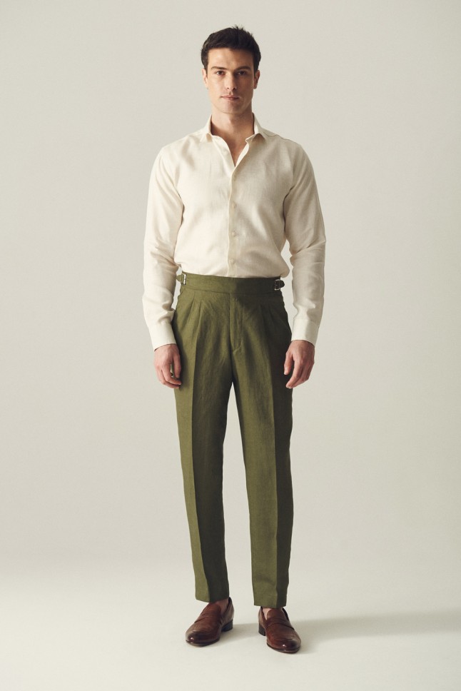 Pantalon Gurkha Pegli Lino