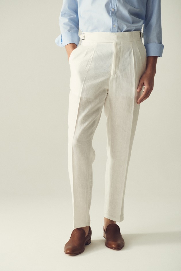 Pantalon Gurkha Pegli Lino