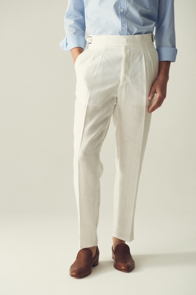Pantalon Gurkha Pegli Lino