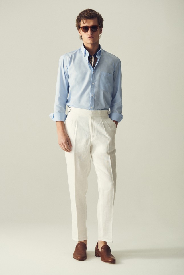 Pantalon Gurkha Pegli Lino