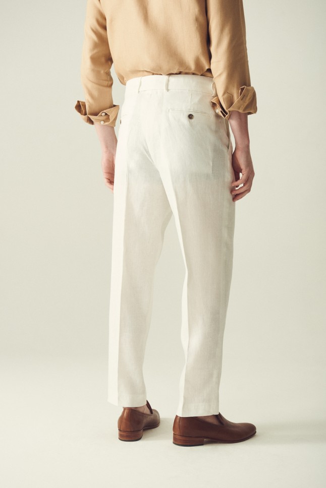 Pantalon Pegli Cinturon Lino