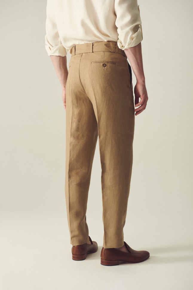 Pantalon Pegli Cinturon Lino
