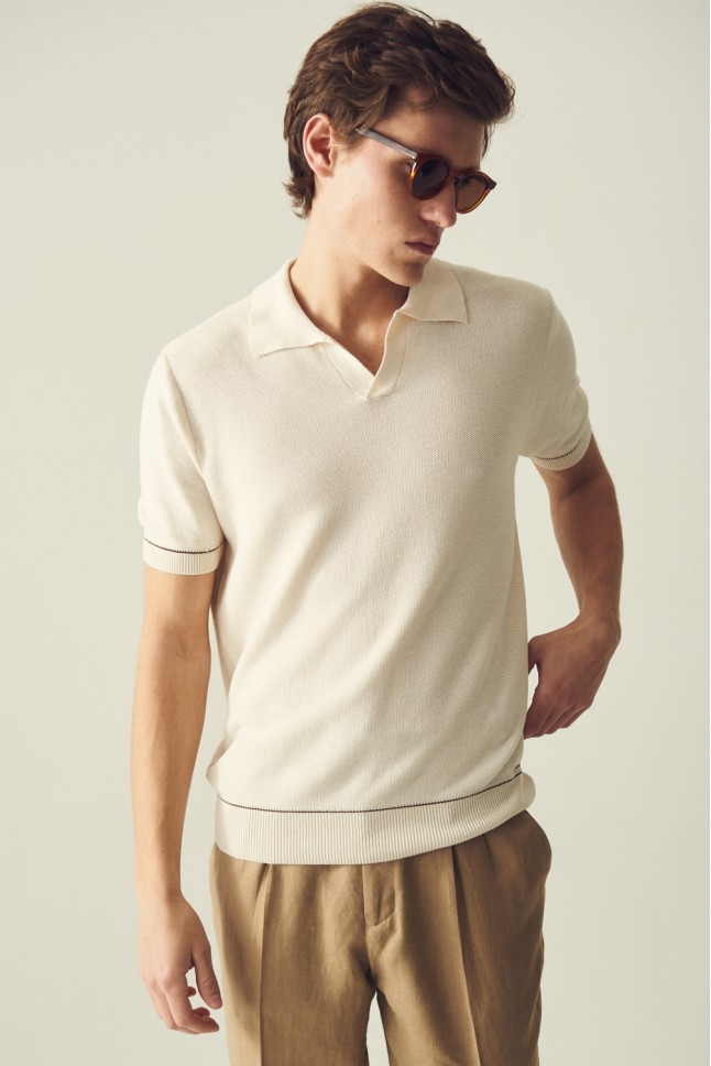 Polo Pique Tejida