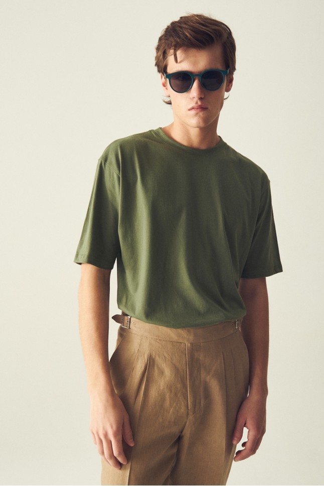 Remera Algodon Relaxed Fit