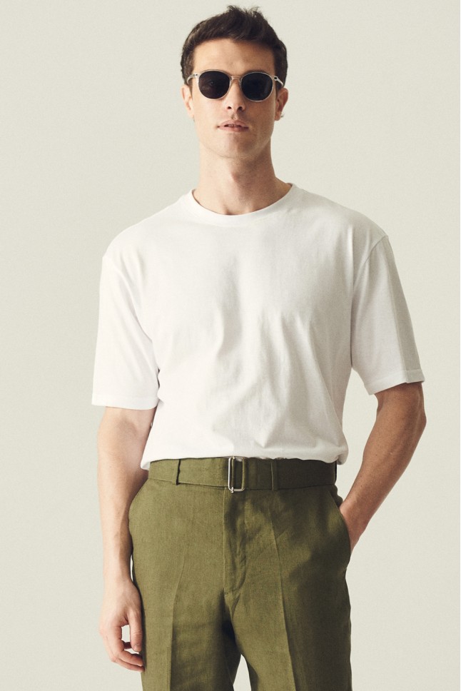 Remera Algodon Relaxed Fit