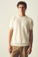 Remera Punto Pique Tejida