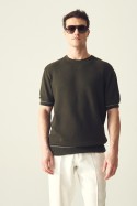 Remera Punto Pique Tejida