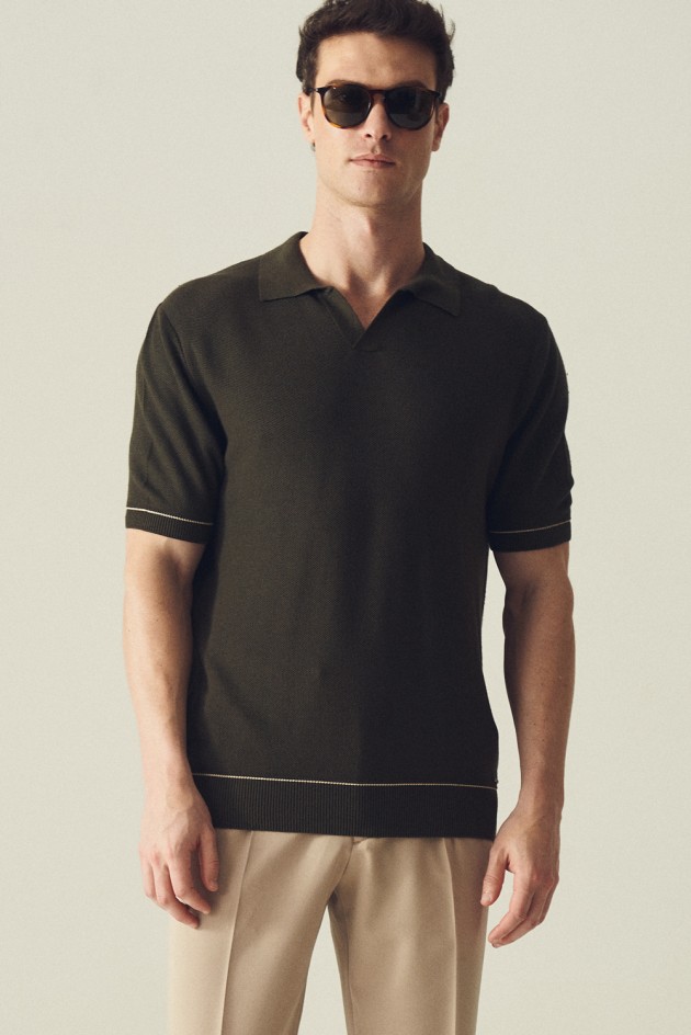 Polo Pique Tejida