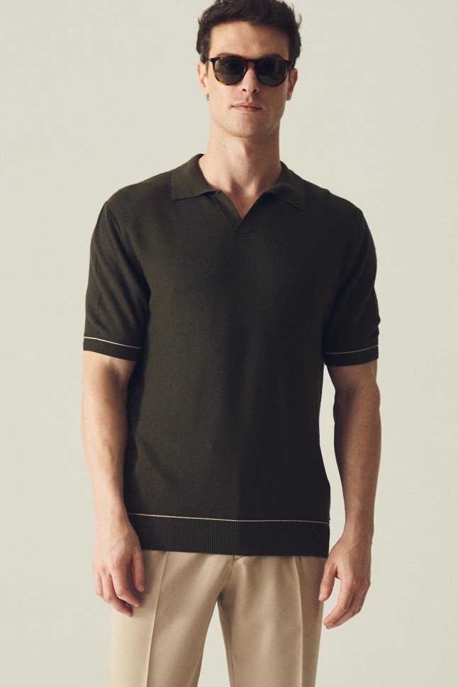 Polo Pique Tejida
