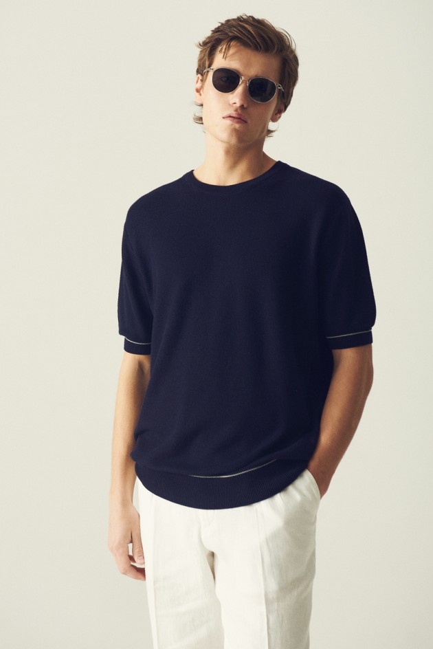 Remera Punto Pique Tejida 2
