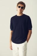 Remera Punto Pique Tejida