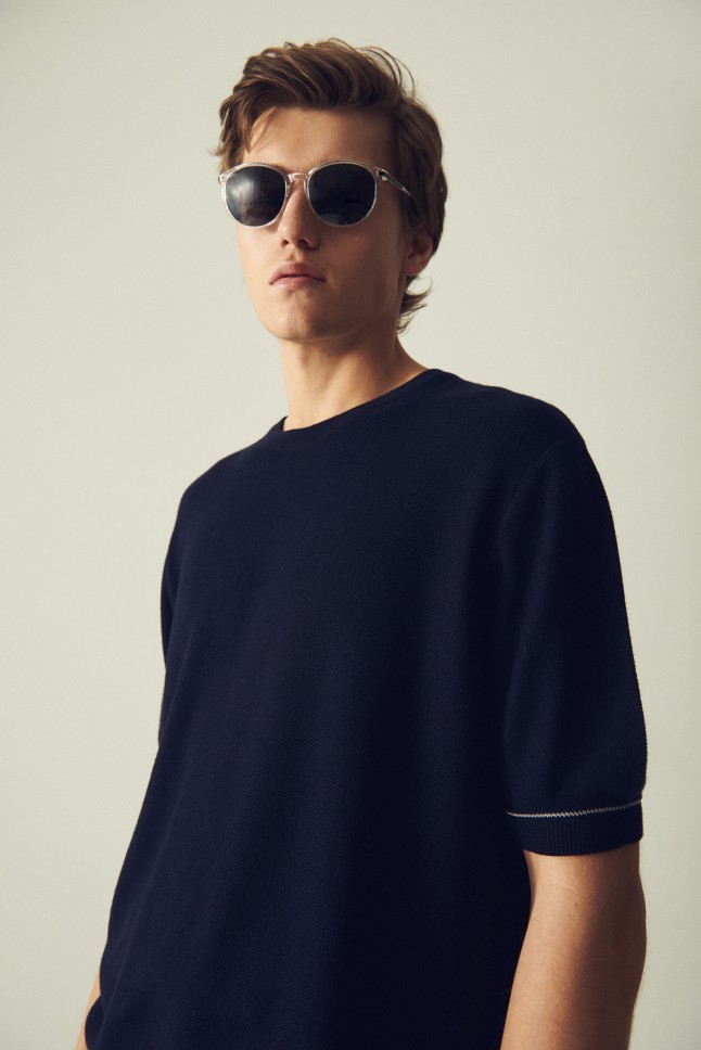Remera Punto Pique Tejida