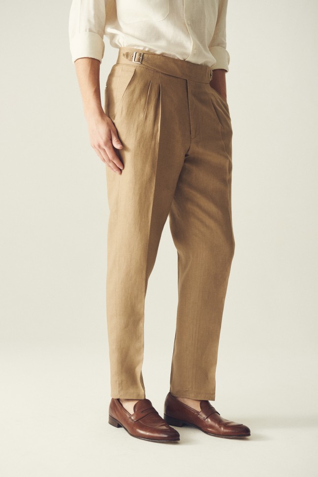 Pantalon Gurkha Pegli Lino