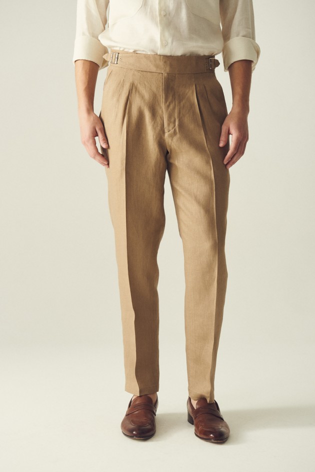 Pantalon Gurkha Pegli Lino