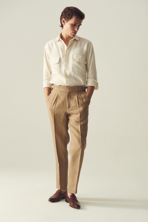 Pantalon Gurkha Pegli Lino 2