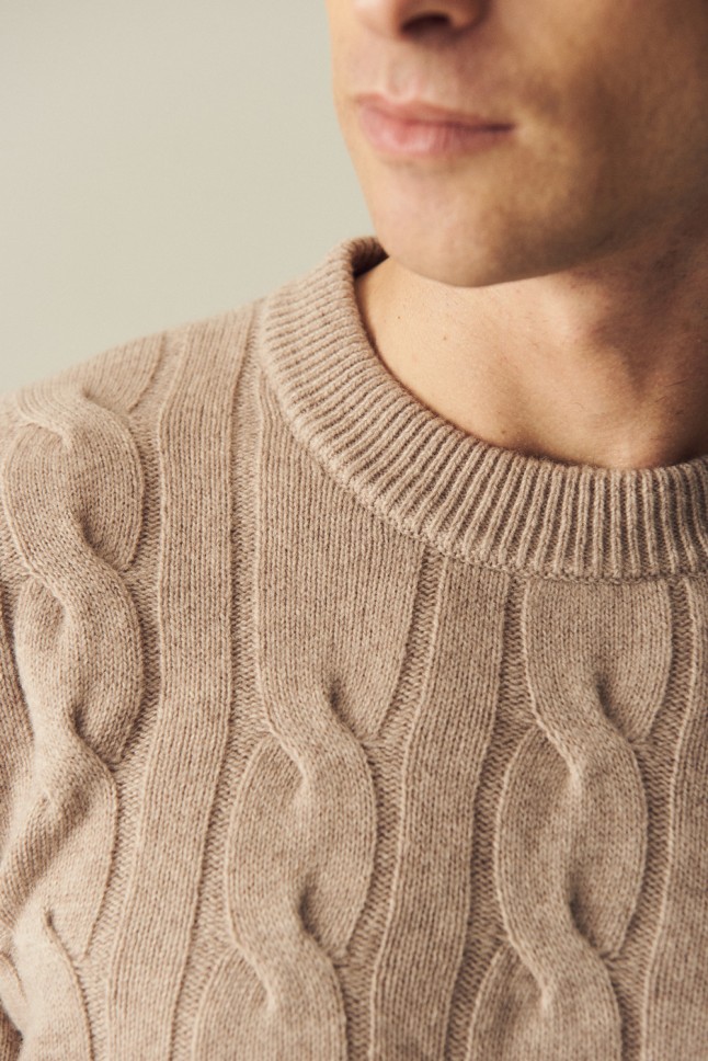 Sweater Trenzado Merino Cashmere