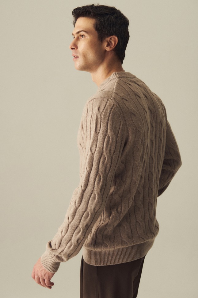 Sweater Trenzado Merino Cashmere