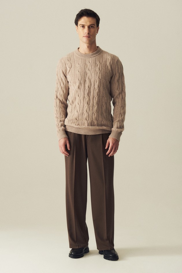 Sweater Trenzado Merino Cashmere