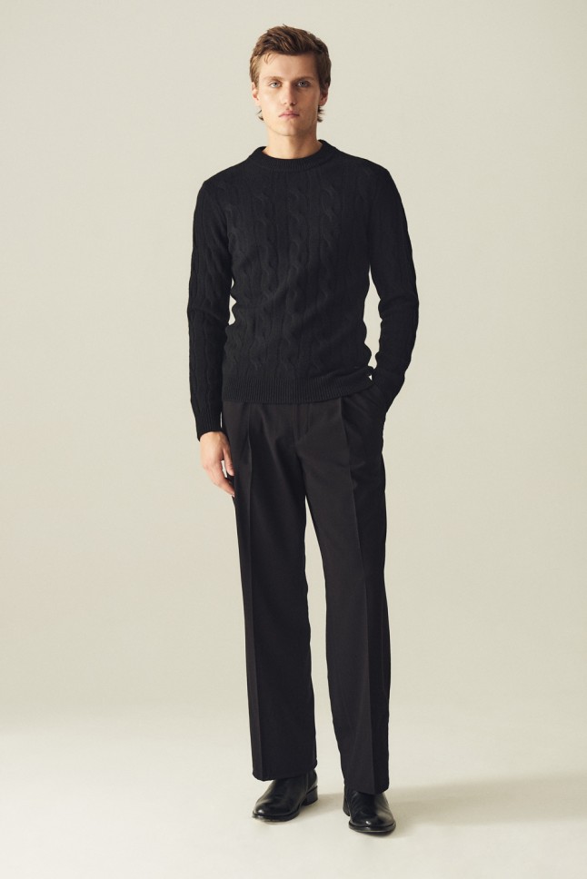 Sweater Trenzado Merino Cashmere