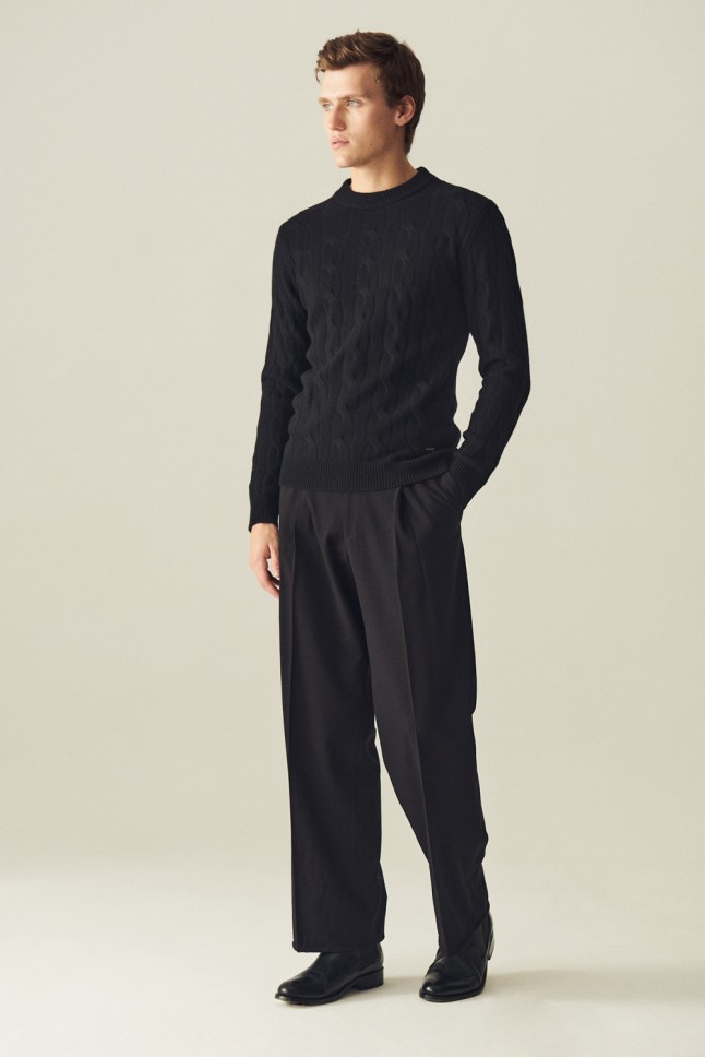 Sweater Trenzado Merino Cashmere