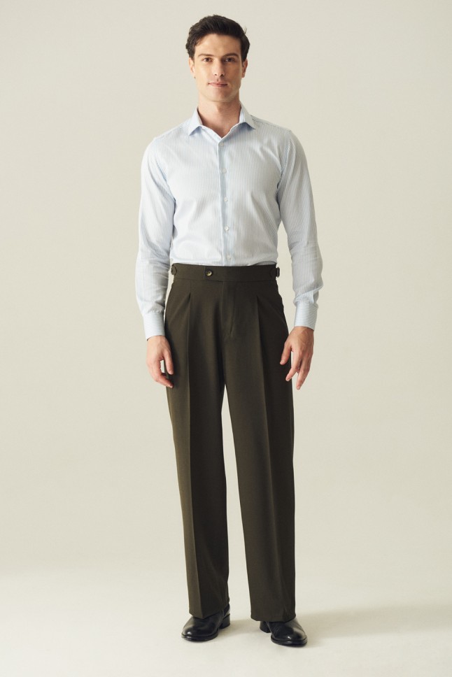 Camisa Rayada Algodón