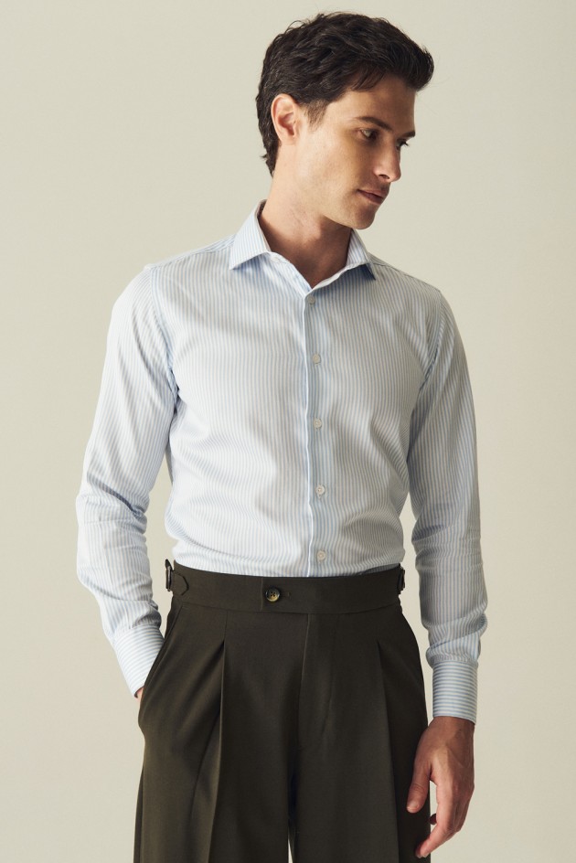Camisa Rayada Algodón