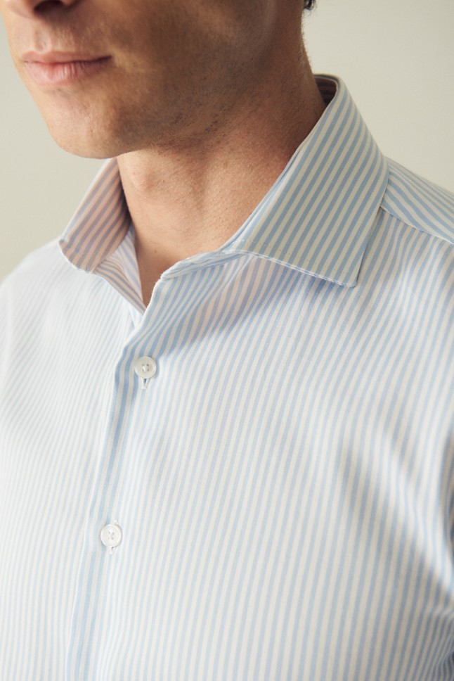 Camisa Rayada Algodón