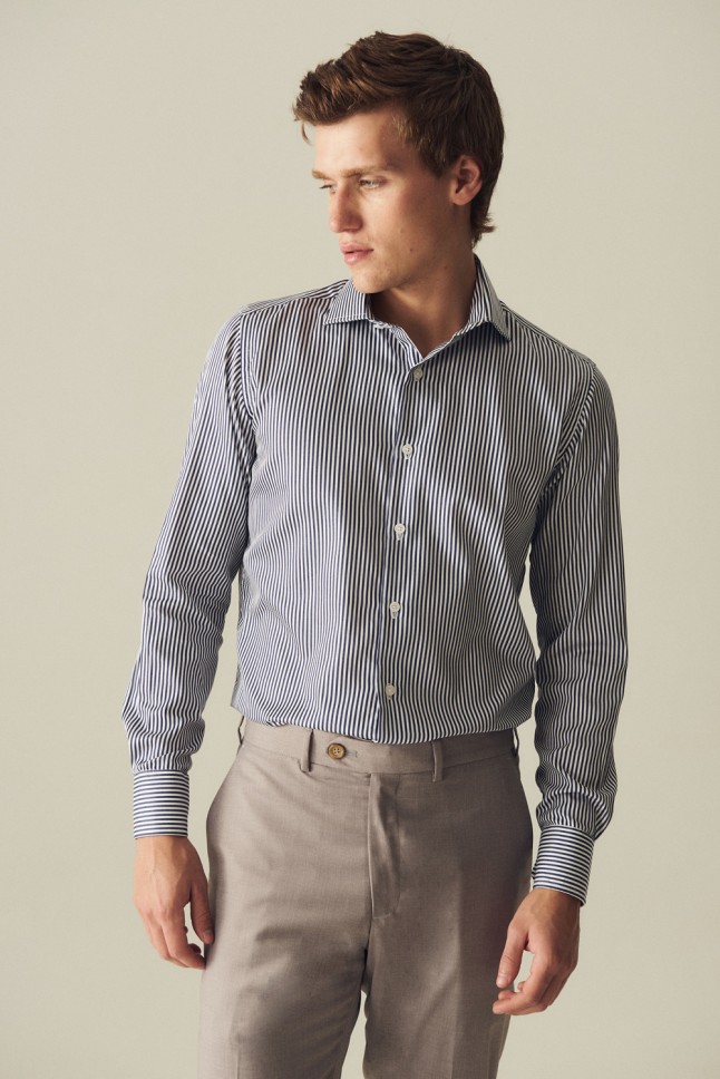Camisa Rayada Algodón