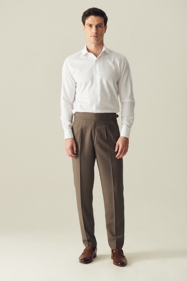 Camisa Microtrama Algodón