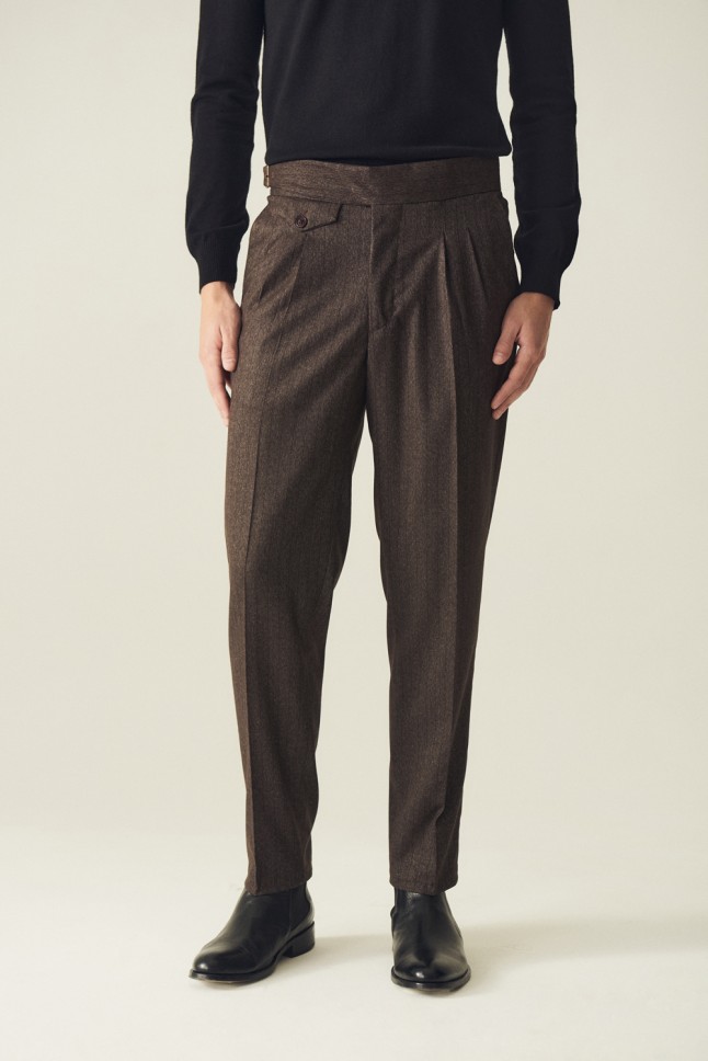 Pantalon Gurkha Trama Espiga