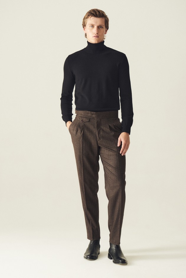Pantalon Gurkha Trama Espiga 2