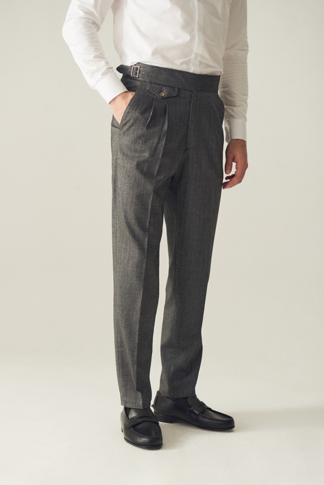 Pantalon Gurkha Trama Espiga