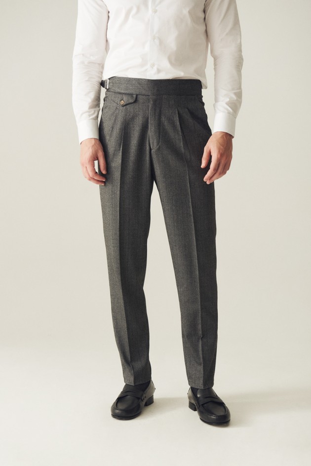 Pantalon Gurkha Trama Espiga