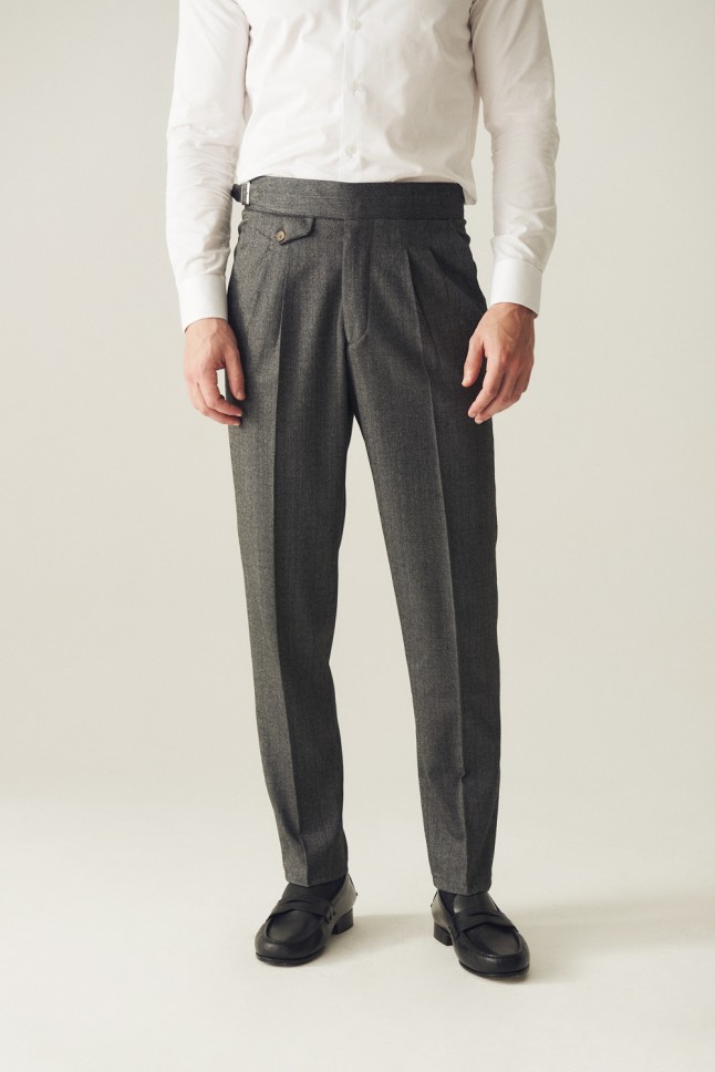 Pantalon Gurkha Trama Espiga