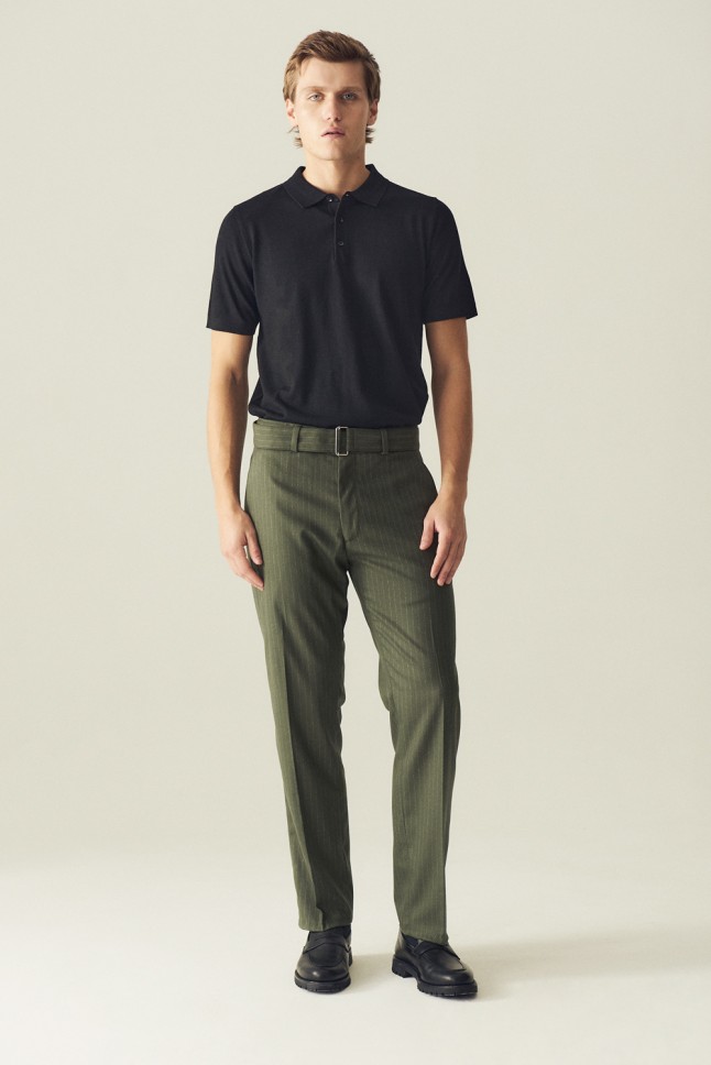 Pantalon Trama Raya Cinturon