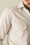 Camisa Bolsillos Oxford