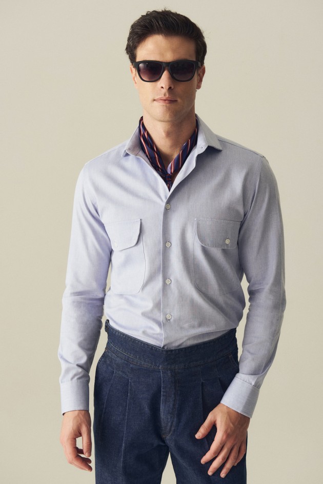 Camisa Bolsillos Oxford 2